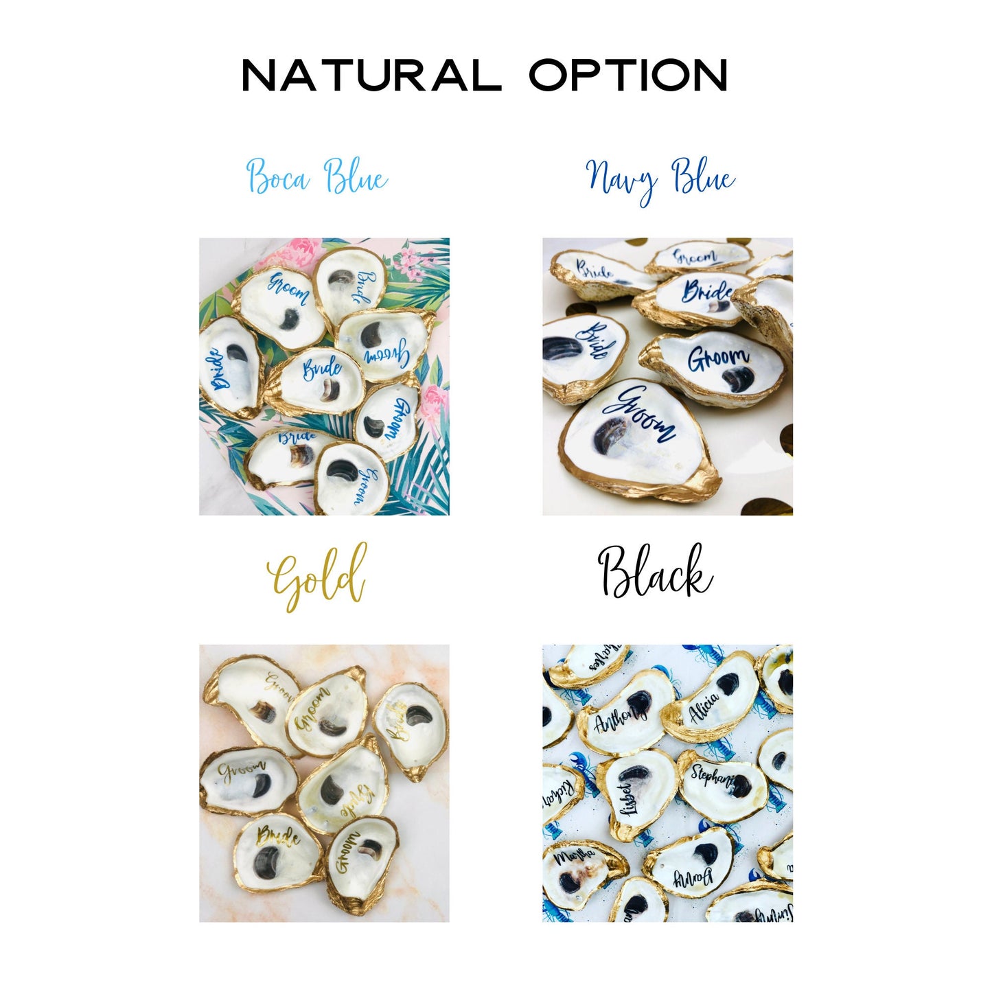 Custom Oyster Wedding Favors