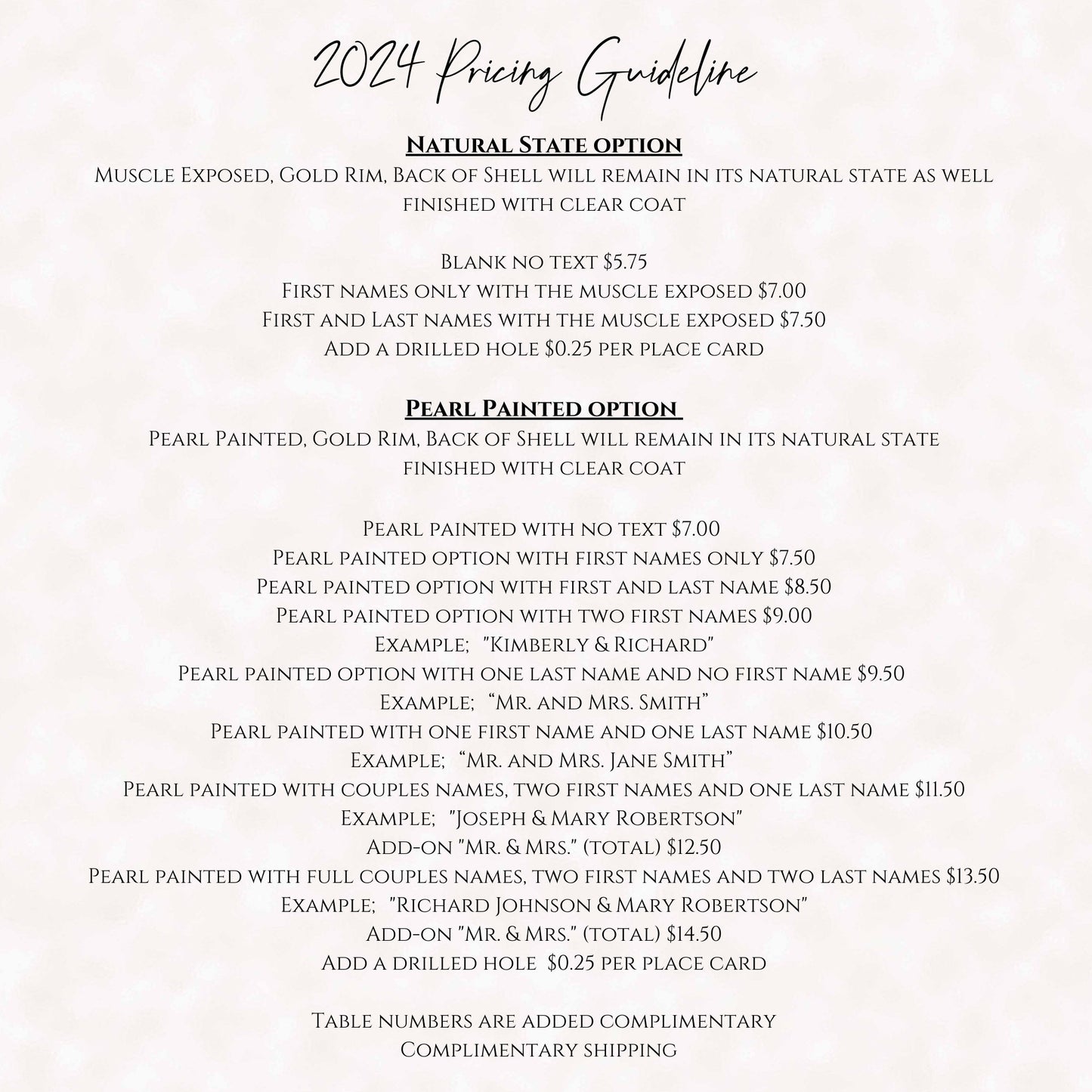 Custom Oyster Wedding Favors