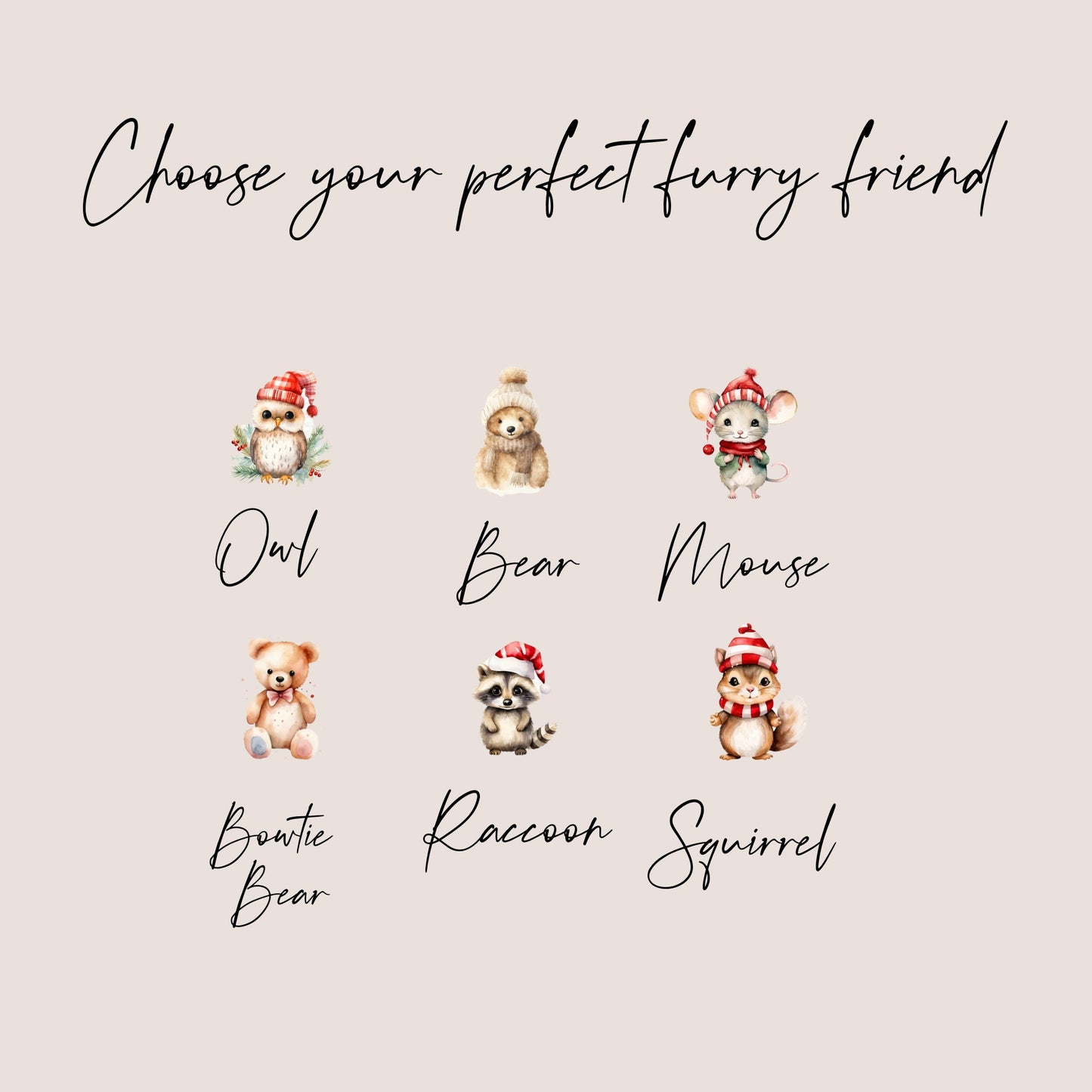 Baby's First Christmas with Furry Pet Friend Raccoon Ornament