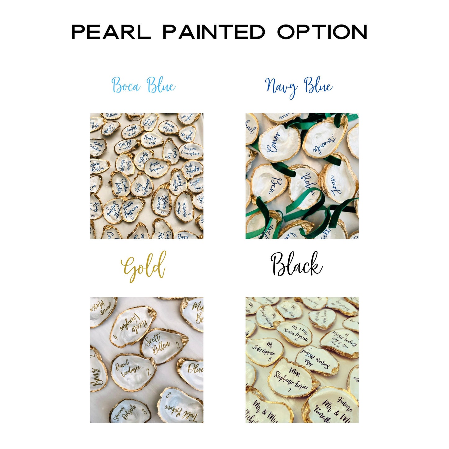 Custom Oyster Wedding Favors
