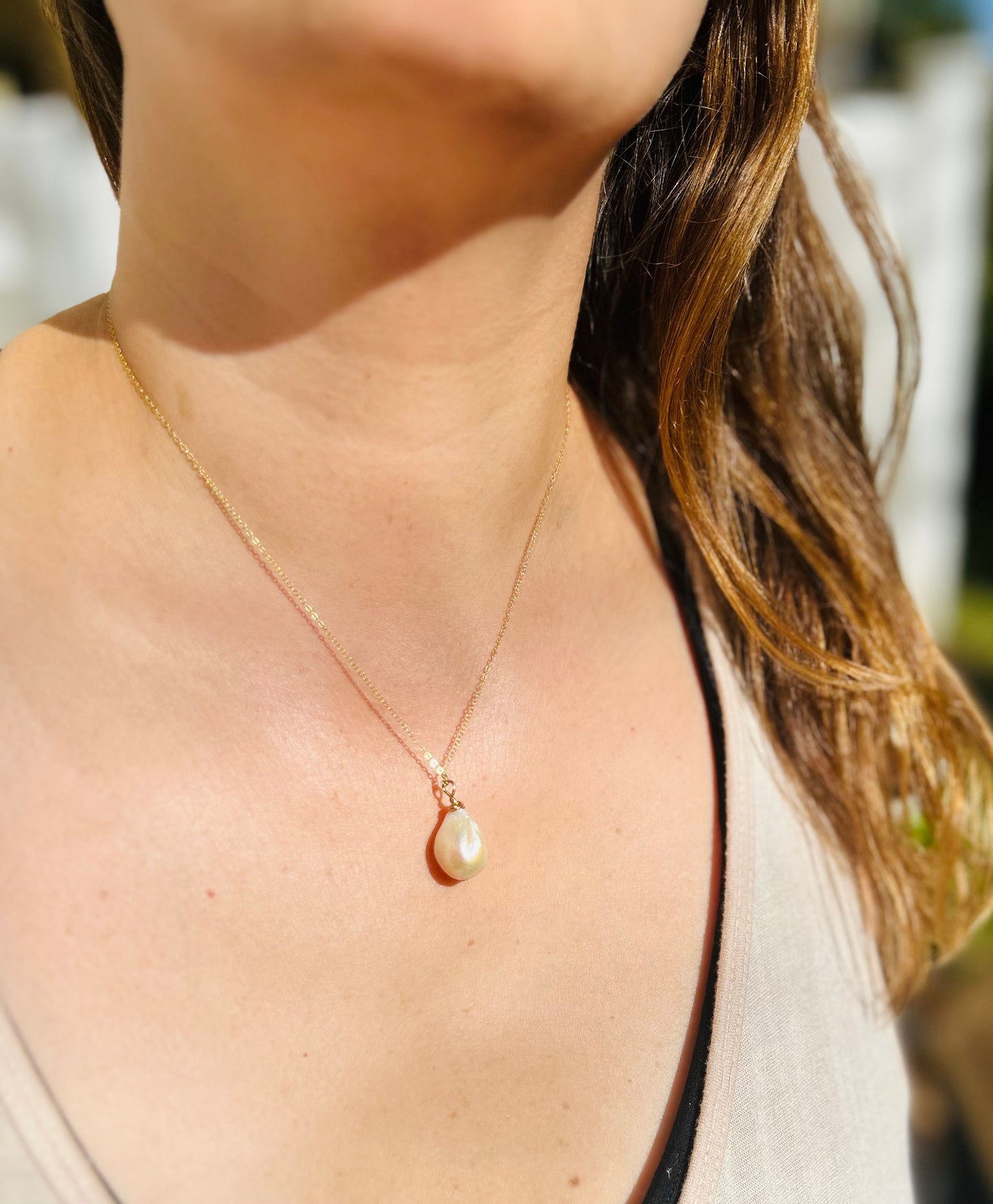 Baroque Smaller Pearl Pendant