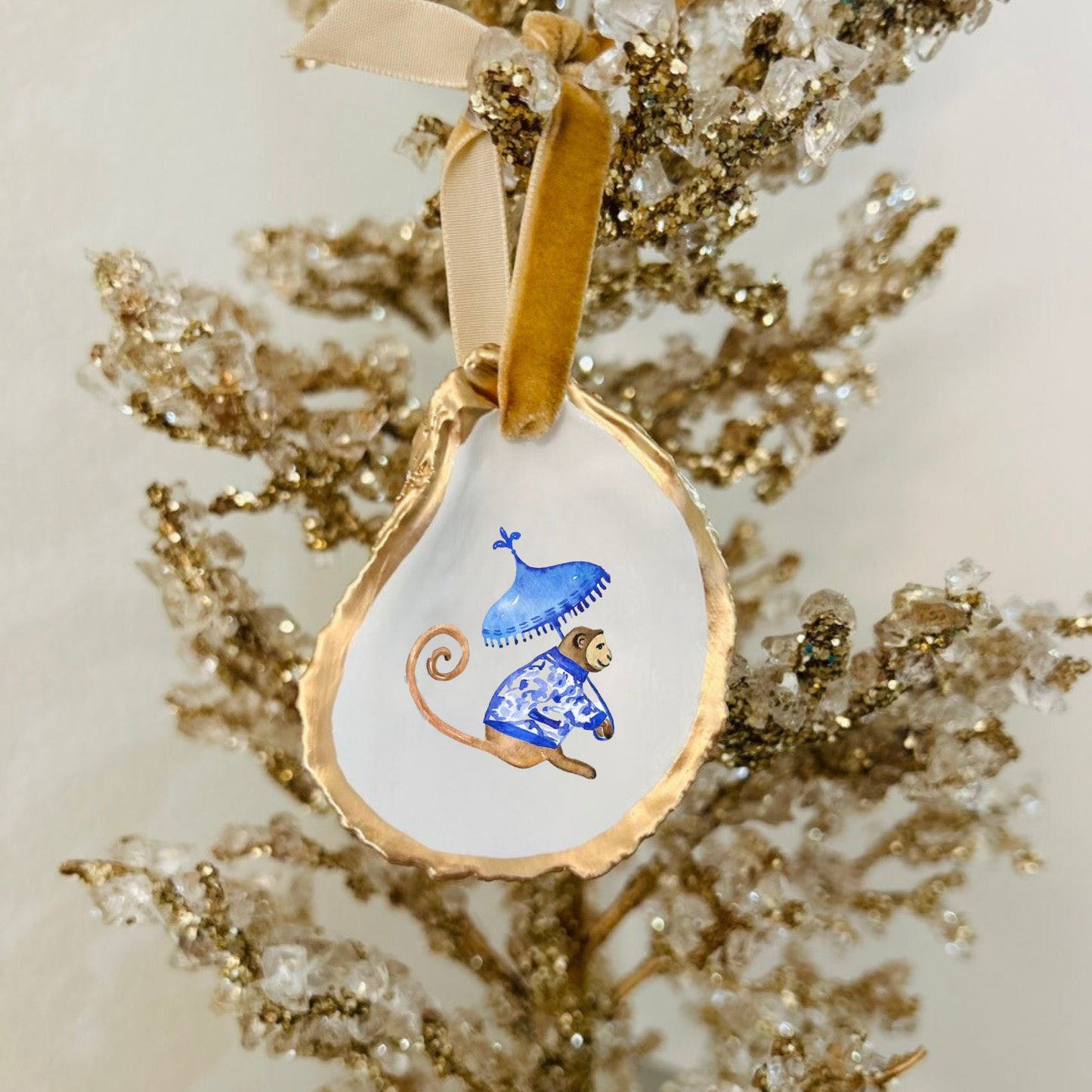 Chinoiserie Monkey Pet Ornament