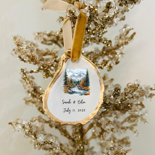 Mountain Christmas Ornament