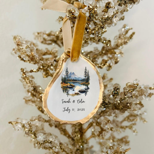 Autumn Engagement Ornament