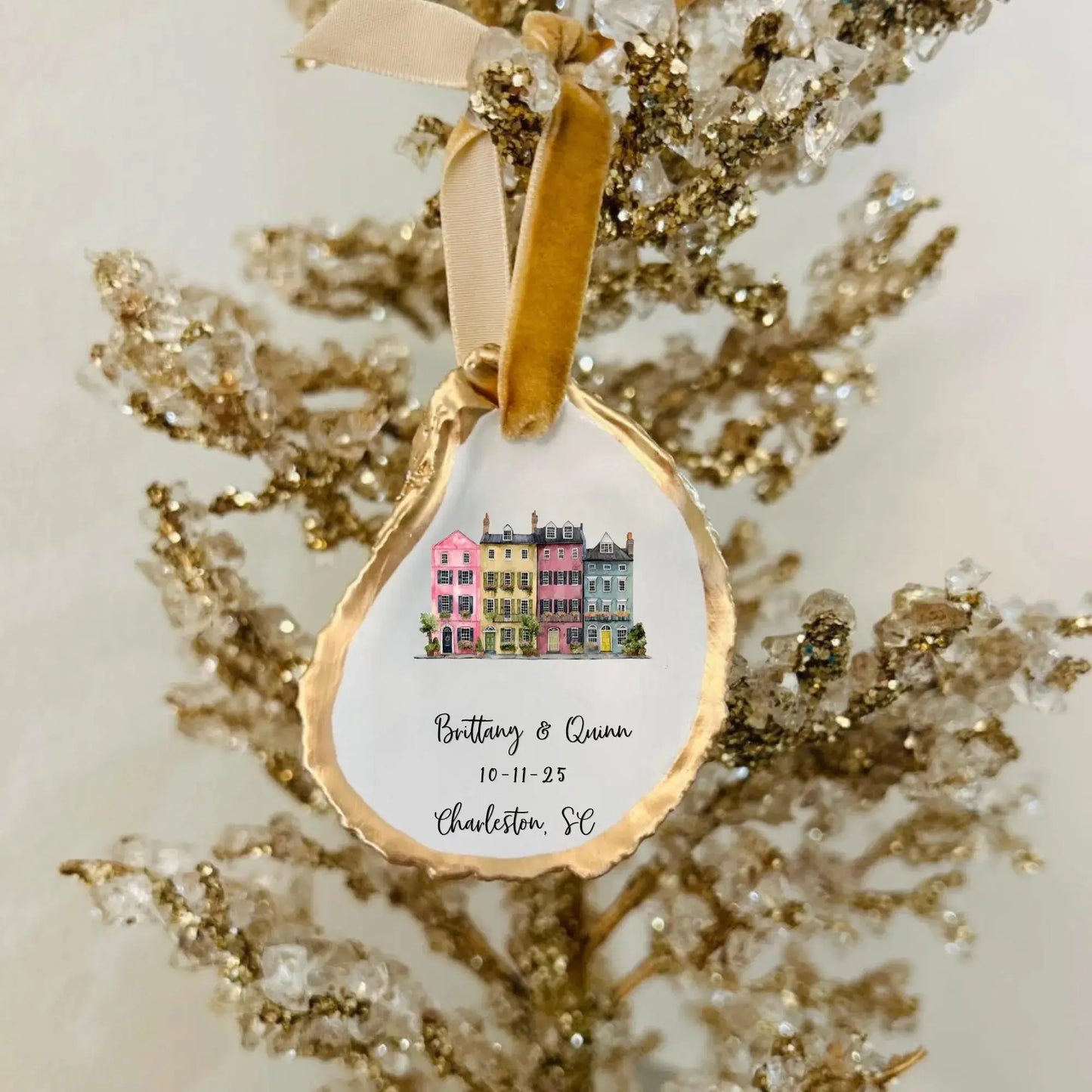 Rainbow Row Charleston Ornament Willett + Co